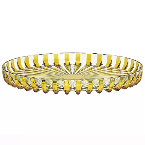 Поднос сервировочный Guzzini Dolcevita, D31 см, янтарный