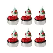 Набор декоративных свечей festive stocking из коллекции new year essential, 6 шт.