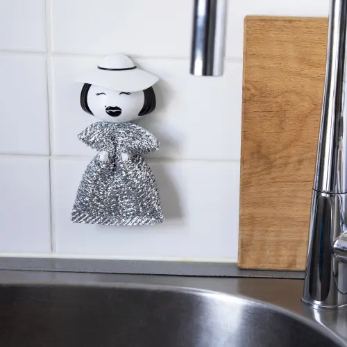 Держатель для губки Peleg Design Mrs. Sponge — кухонный держатель на присоске для раковины и ванны