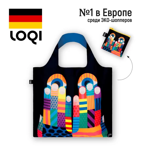 Складная сумка LOQI CRAIG & KARL Don't Look Now