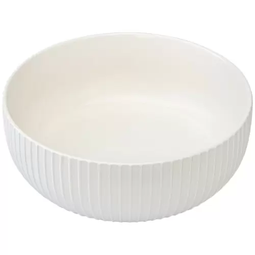 Салатник с бамбуковой крышкой soft ripples, dual glazing, D22 см