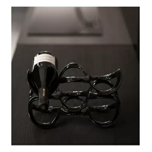 Подставка для бутылок cuvee, черная