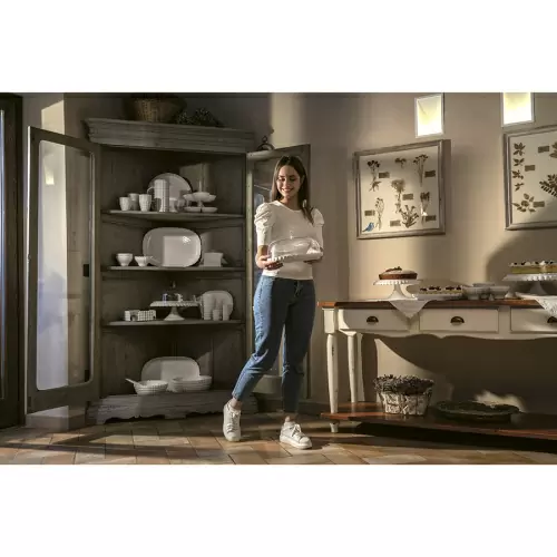 Салатница Tiffany 3 л, молочно-белая