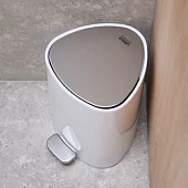 Мусорное ведро с педалью и крышкой Joseph Joseph EasyStore 5 л, белое глянцевое