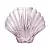 Ваза для цветов Doiy Seashell, 20 см, розовая