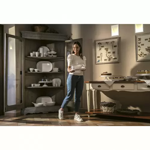 Салфетница квадратная Guzzini Tiffany, молочно-белая
