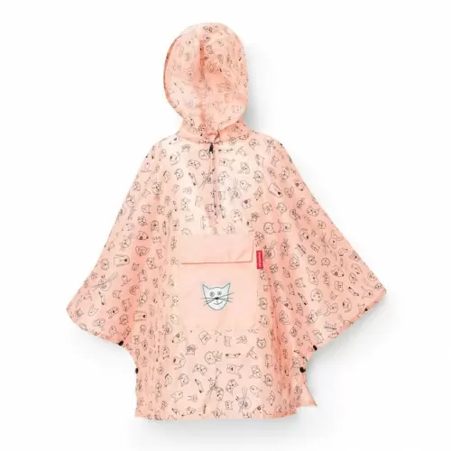 Дождевик детский Reisenthel cats and dogs розовый