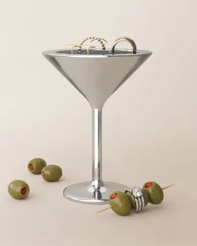 Подставка для колец Umbra Tini Martini, хром