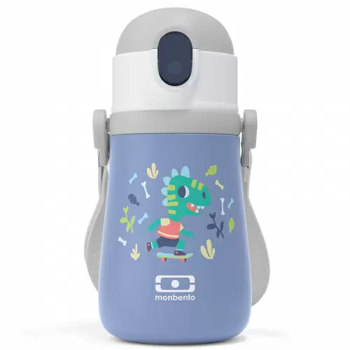 Термос детский Monbento MB Stram 360 мл blue dino