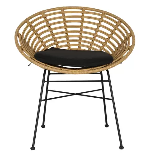 Стул vetle round, ротанг