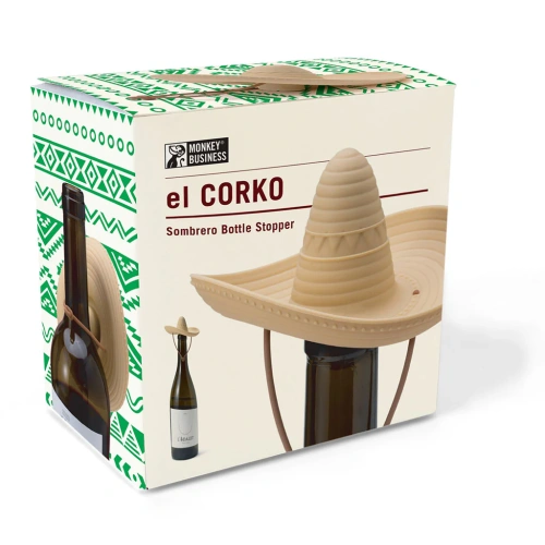 Силиконовая пробка для бутылки Monkey Business El Corko