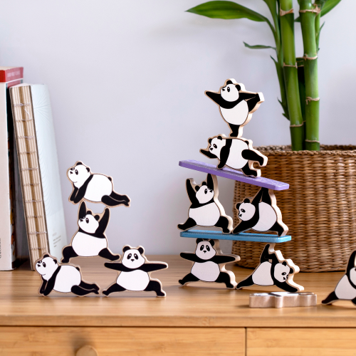 Игра на баланс Peleg Design Zen Panda, настольная игра с пандами для детей и взрослых