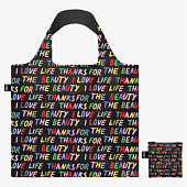 Складная сумка LOQI LOVE LIFE Black