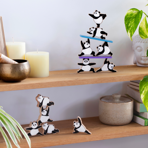 Игра на баланс Peleg Design Zen Panda, настольная игра с пандами для детей и взрослых