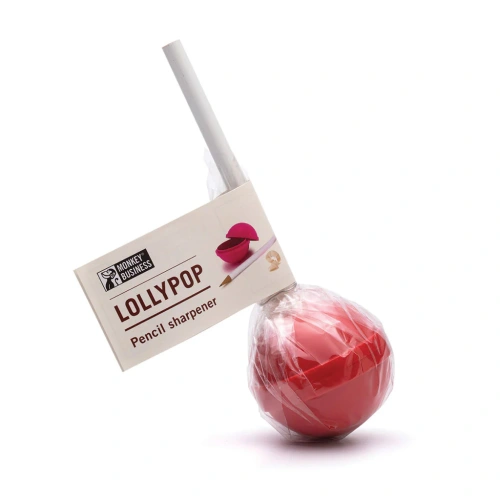 Точилка с карандашом Monkey Business Lollypop, красная