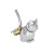 Подставка для колец Umbra Cat ZOOLA, хром Подставка для колец Umbra Cat ZOOLA, хром