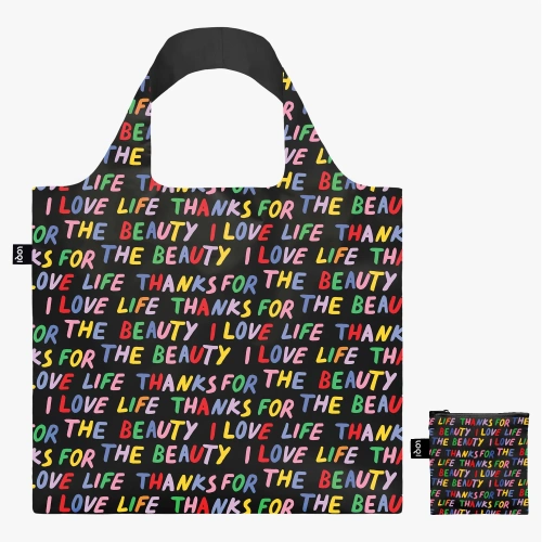 Складная сумка LOQI LOVE LIFE Black
