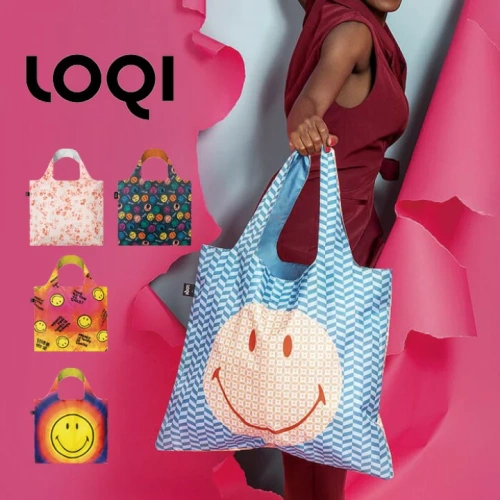 Складная сумка LOQI SMILEY Geometric