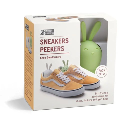 Освежитель для обуви Monkey Business Sneakers Peekers Bunny, 2 шт
