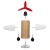 Подарок для любителей вина Monkey Business Corkers Classics Plane Captain Curtis Подарок для любителей вина Monkey Business Corkers Classics Plane Captain Curtis