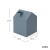 Бокс для салфеток Umbra Casa — декоративный чехол-домик для квадратной коробки, серо-голубой